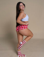 Load image into Gallery viewer, Red Hearts - Booty Shorts ♻️