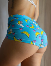 Load image into Gallery viewer, You make me banana’s - Booty Shorts
