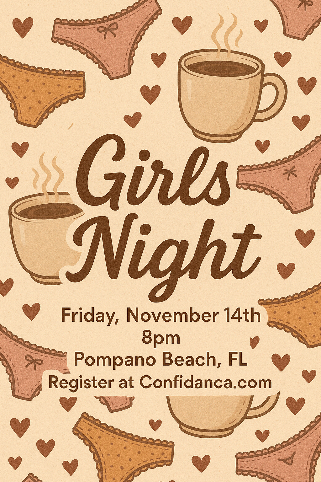 Cozy Girls Night |Nov 14th 📍 Pompano Beach | W/ Debii